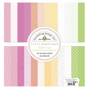 Doodlebug Design Bundle of Joy 12x12 Inch Petite Print Paper Pack (6852) (842715068520)